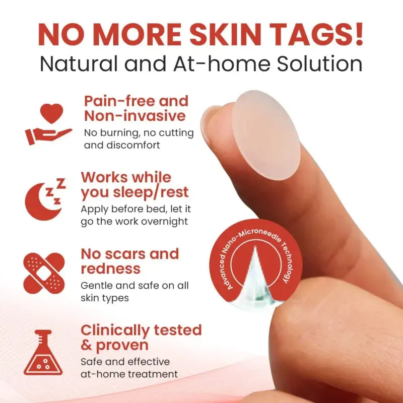 Derma Smooth Skin Tag Removal Patch🌟