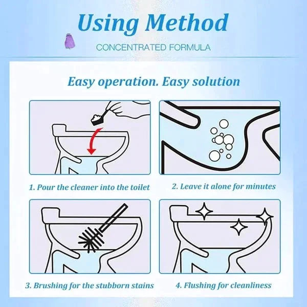 Toilet Active Oxygen Agent - Deep Clean Fresh Scent
