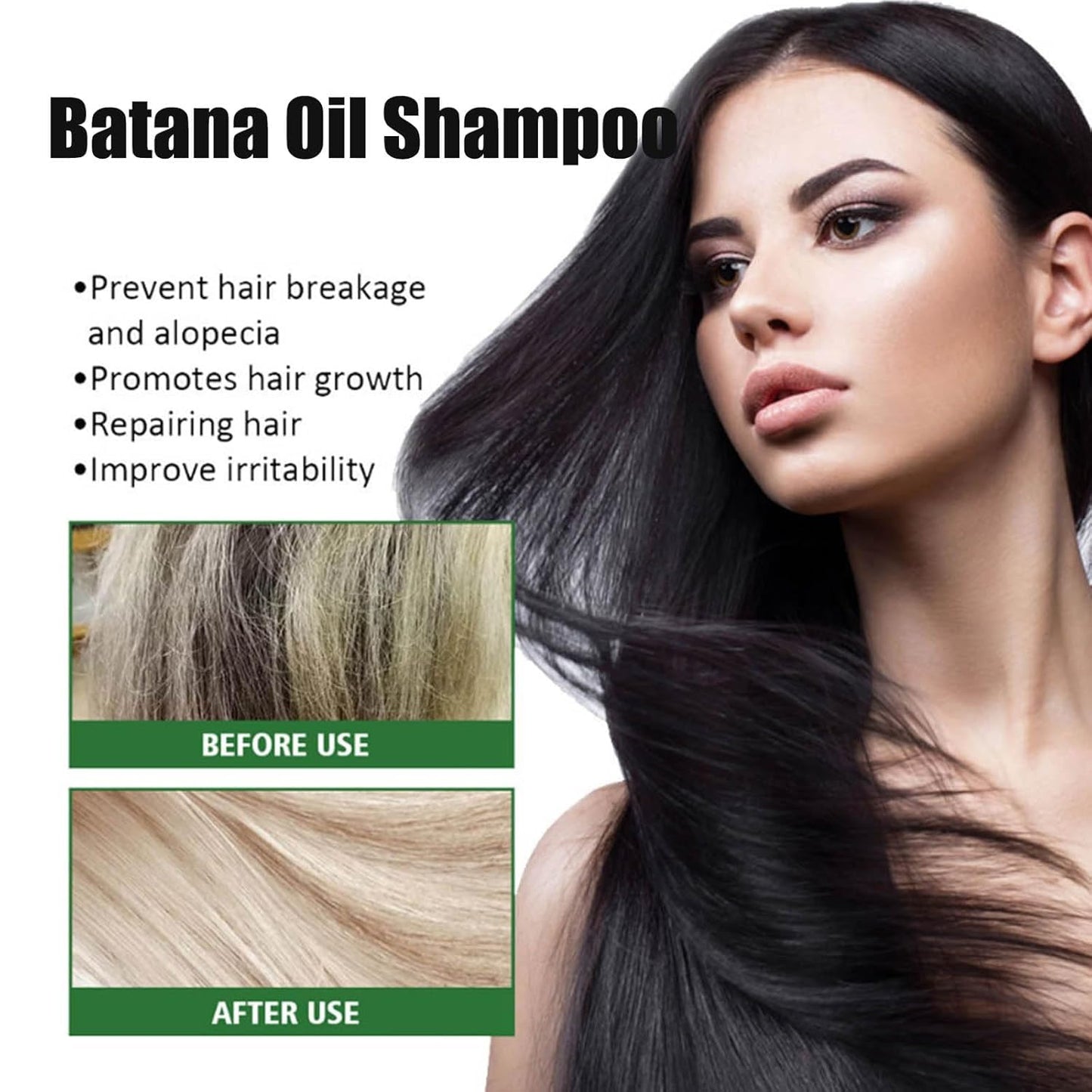 Batana Oil Shampoo for Hair Growth with Rosemary Extract š±āØ (100% Pure & Natural) - Buy 1 Get 1 Freeš„š„