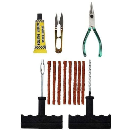 6-in-1 Universal Tubeless Premium Tire Puncture Repair Kit
