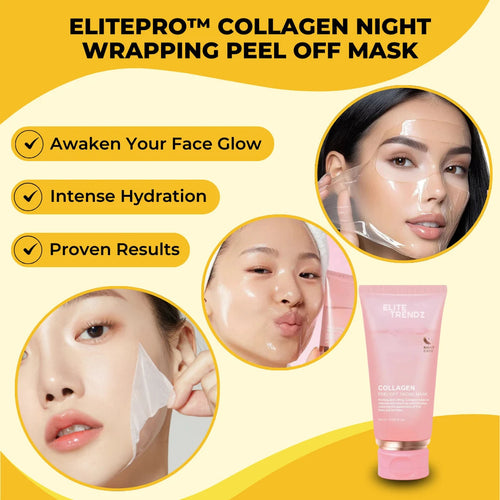 Collagen Night Wrapping Peel Off Mask - Buy 1 Get 1 Free ⏰