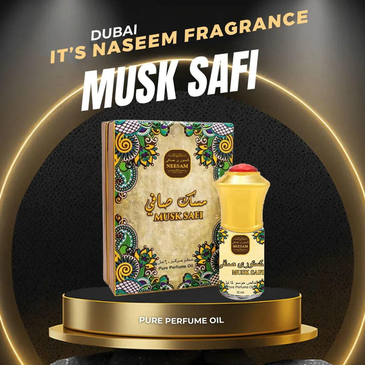🌸 Naseem Musk Safi Pure Perfume Oil 🌸Buy 1 Get 1 Free💥