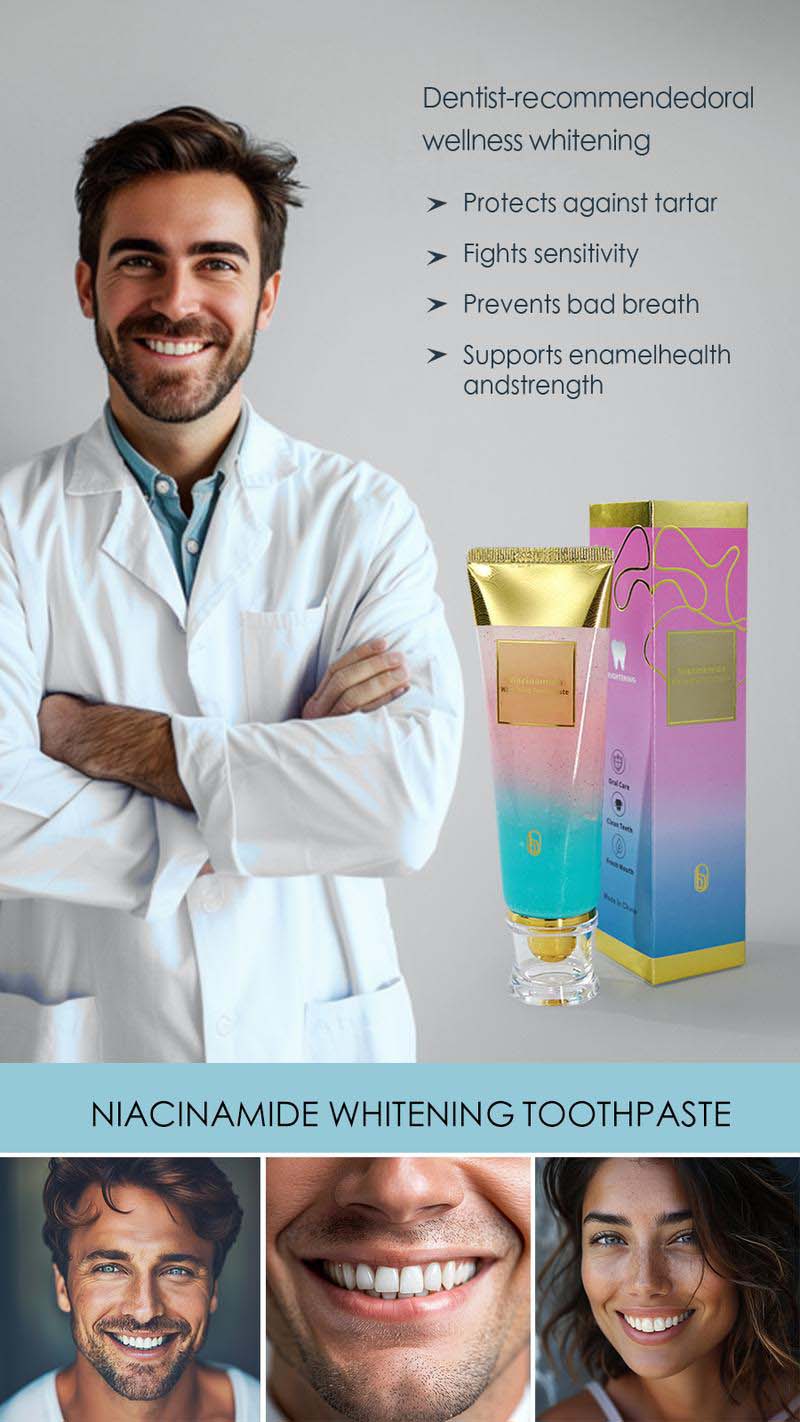 Niacinamide Whitening Toothpaste - Buy 1 Get 1 Free ⏰