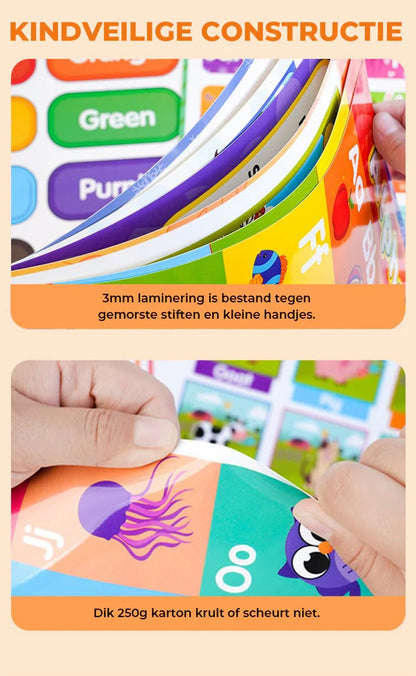 Colorful educational posters (18 pcs/set)