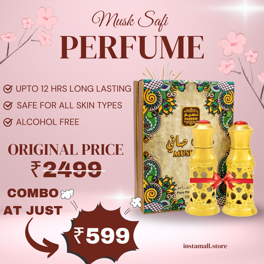 🌸 Naseem Musk Safi Pure Perfume Oil 🌸Buy 1 Get 1 Free💥