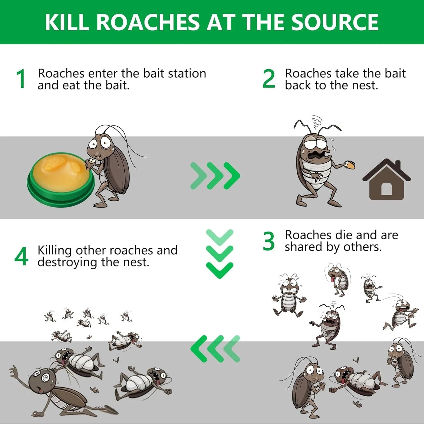 Cockroach Killer Gel (Pack of 12 pcs)