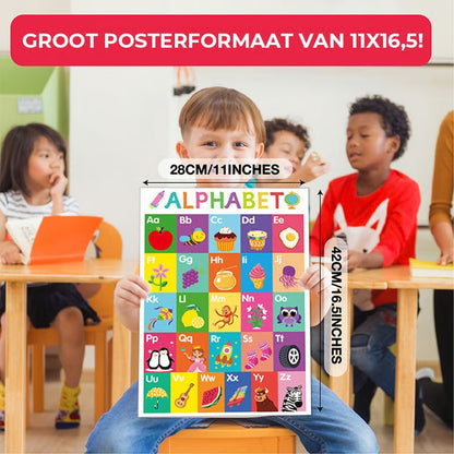 Colorful educational posters (18 pcs/set)