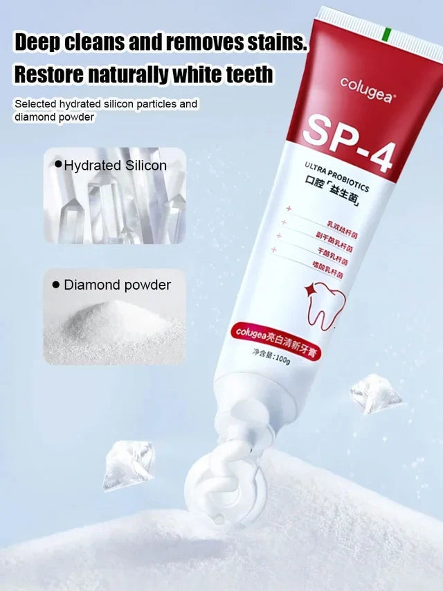 Intensive Teeth Whitening Toothpaste - Rated (⭐️⭐️⭐️⭐️⭐️ 4.8/5 By 2 Lakh+ ✅ Happy Customers)