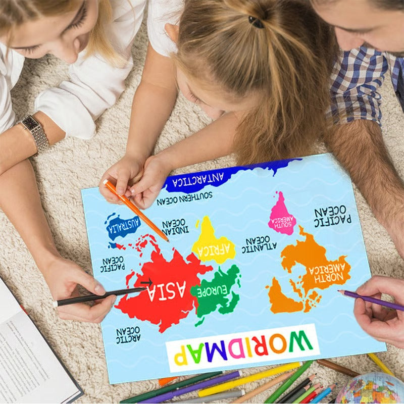 Colorful educational posters (18 pcs/set)